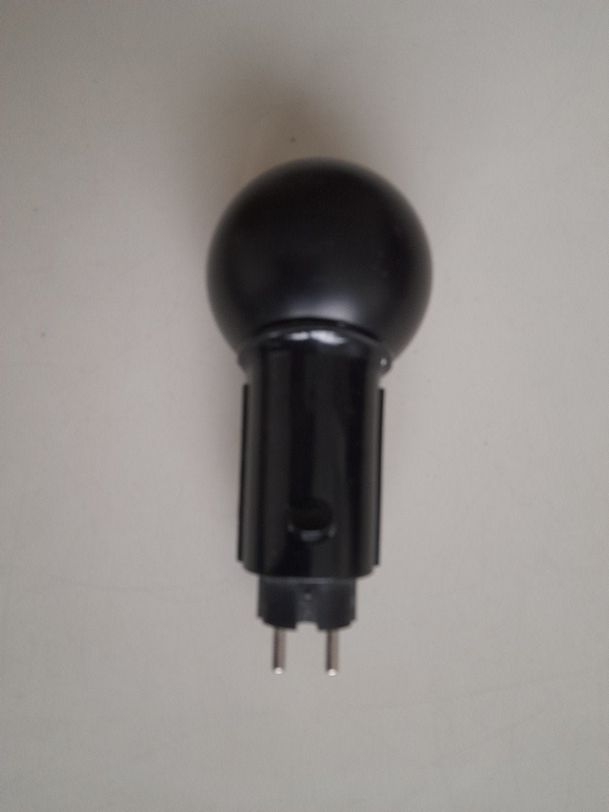 Stekkerlamp stopcontactlamp zwart (2X) - zgan, Ophalen, Zo goed als nieuw