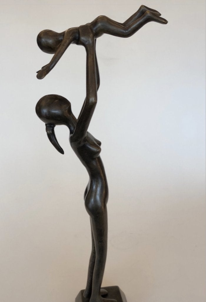 Bronzen Beeld | Moederliefde  Echt brons, Antiek en Kunst, Verzenden, Brons, Beeld