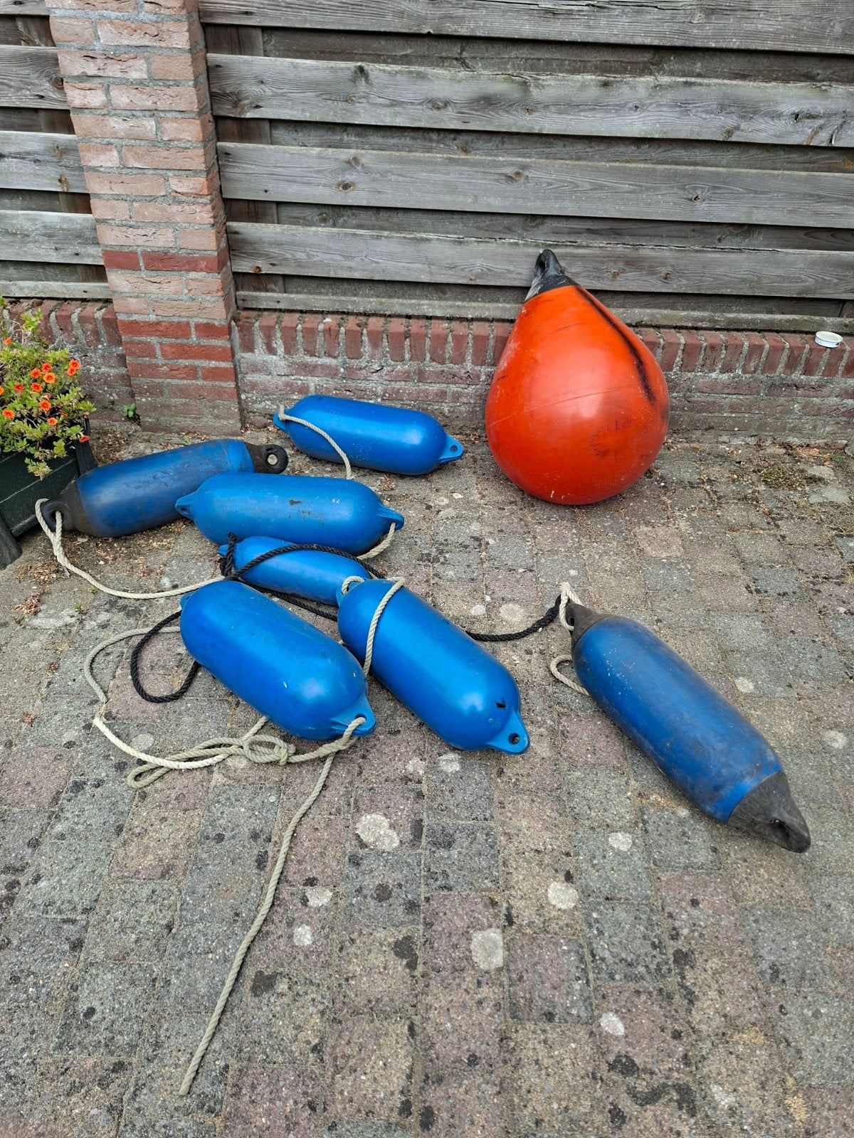 boot fenders etc, Watersport en Boten, Bootonderdelen, Ophalen, Tuigage en Masten, Zeilboot of Motorboot