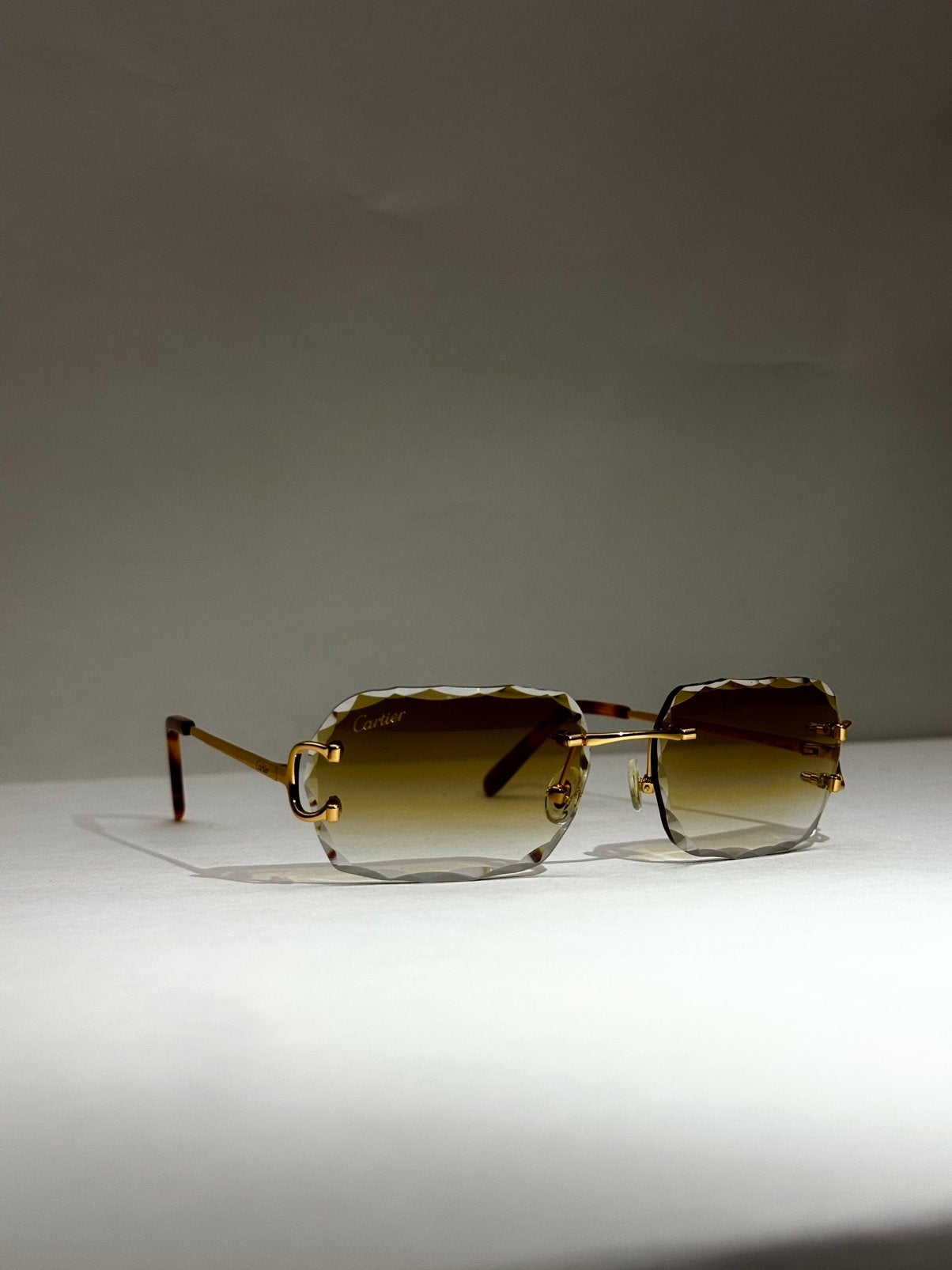 Cartier Bril – Diamond Cut Glazen – Compleet met Doos, Sieraden, Tassen en Uiterlijk, Zonnebrillen en Brillen | Heren, Ophalen of Verzenden