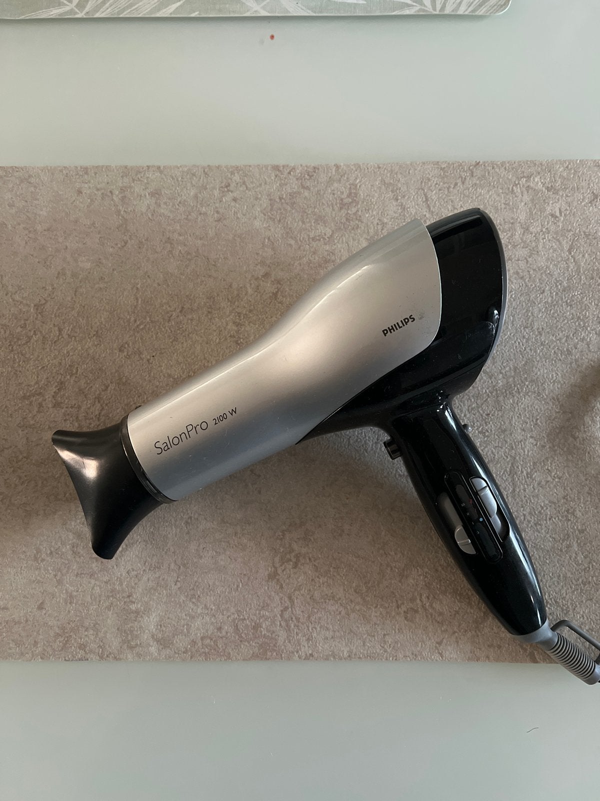 Philips SalonPro 2100 W Föhn - Krachtige Haardroger, Ophalen of Verzenden, Gebruikt, Haarverzorging