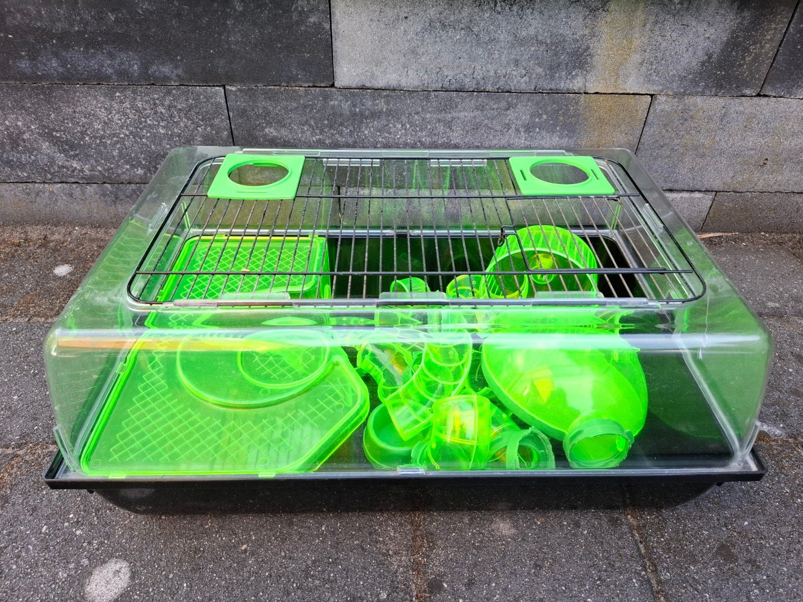 Knaagdierkooi met buizen, Kooi, Gebruikt, Minder dan 75 cm, Hamster