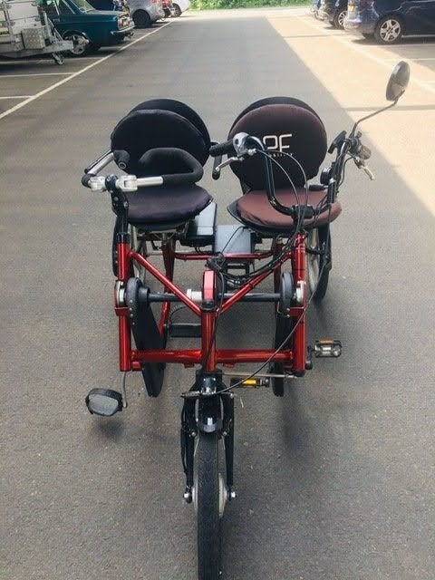 PF Mobility Side by Side Duofiets Elektrisch., Ophalen, Gebruikt