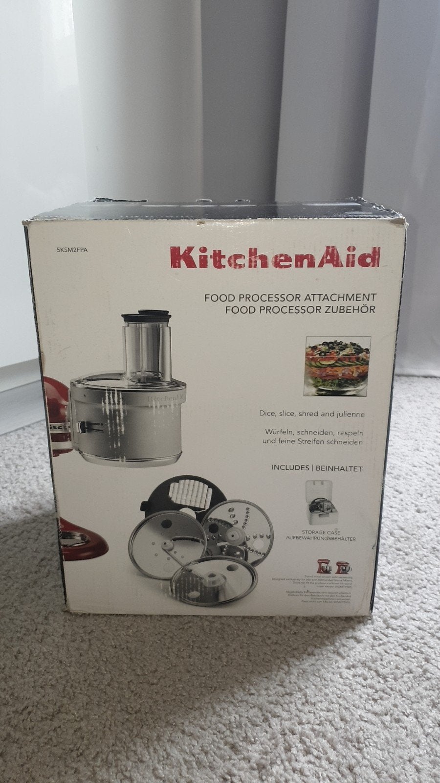 foodprocessor kitchenaid, Ophalen, Nieuw, 3 snelheden of meer