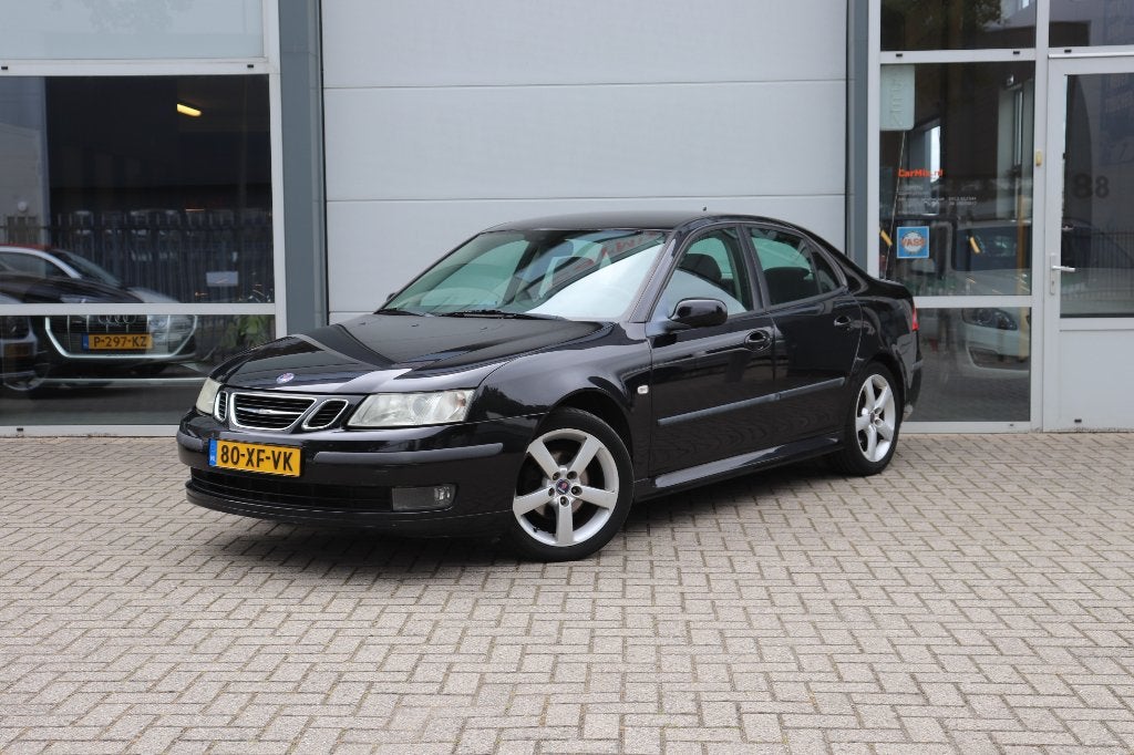 Saab 9-3 1.8 T Sport/ORIG.NL/GEDOCUMENTEERD/TREKHAAK, Zwart, 4 cilinders, Zwart, Handgeschakeld