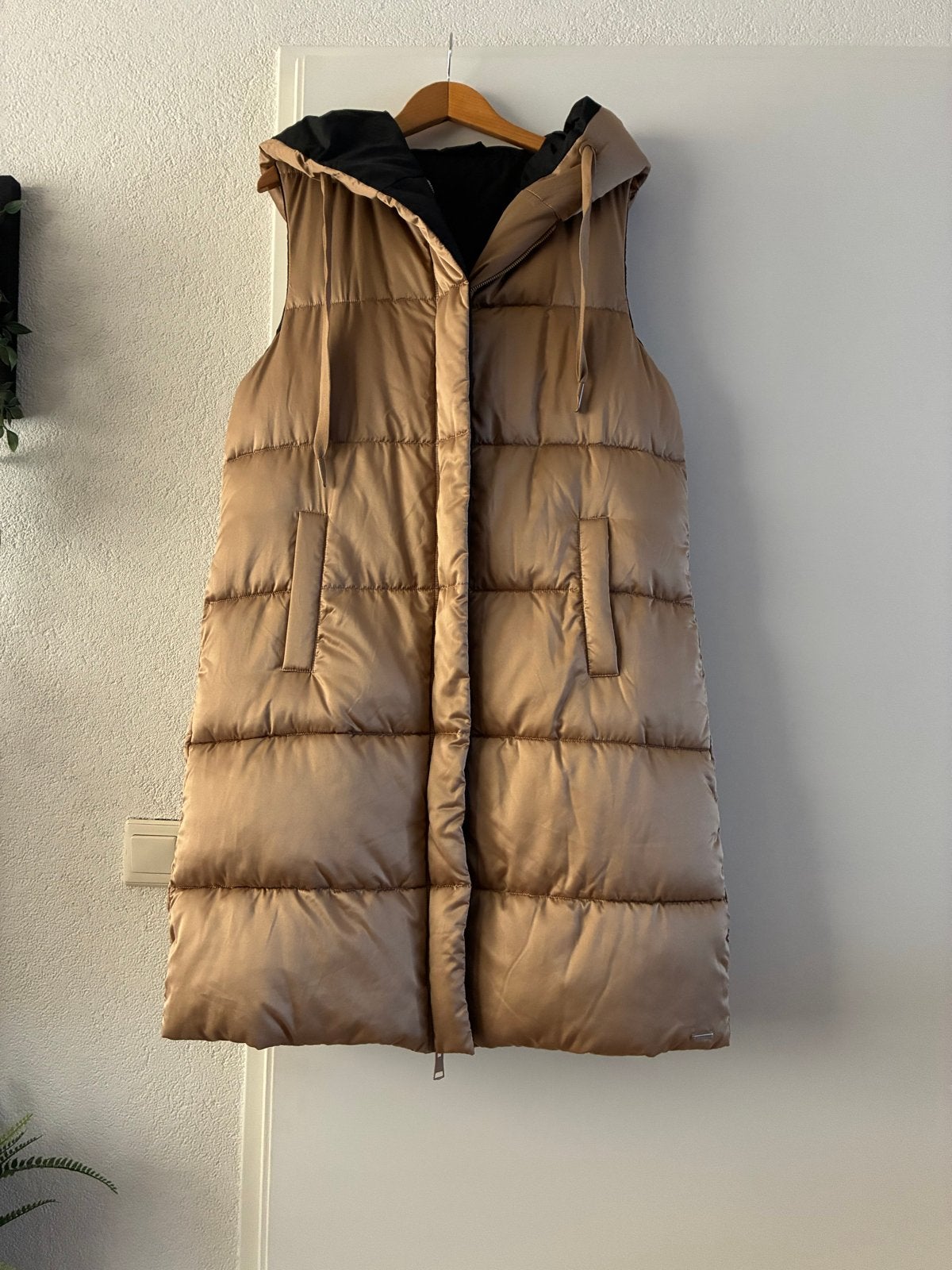 Rino & Pelle omkeerbare bodywarmer maat 40, Ophalen, Zo goed als nieuw, Maat 38/40 (M), Beige