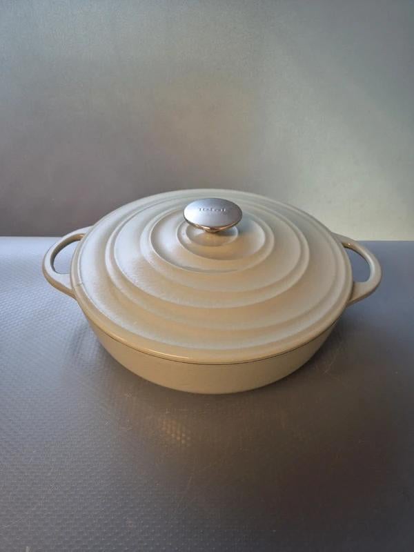 Tefal LOV Lage Braadpan 28cm/3.8L - Groen, Gebruikt, -, Ophalen of Verzenden, Tefal