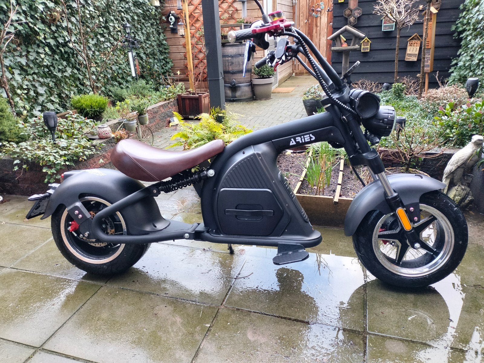 Mangosteen Cruiser - Elektrische Chopper Scooter, Fietsen en Brommers, Snorfietsen en Snorscooters, Elektrisch, Zo goed als nieuw