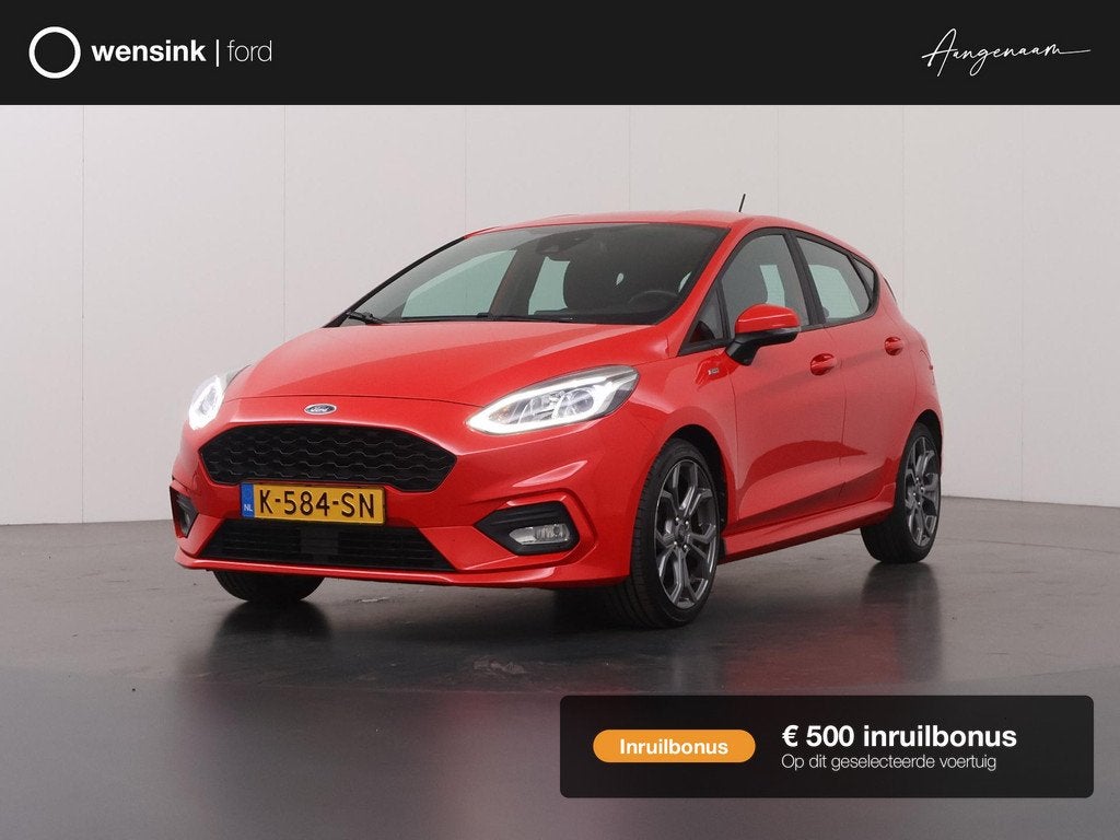 Ford Fiesta 1.0 EcoBoost Hybrid ST-Line | Cruise Control | C, Auto's, Ford, Voorwielaandrijving, Gebruikt, 49 €/maand, Origineel Nederlands