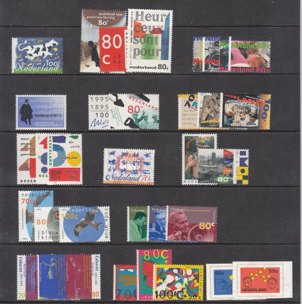 Nederland postfris jaargang 1995, Verzenden, Postfris