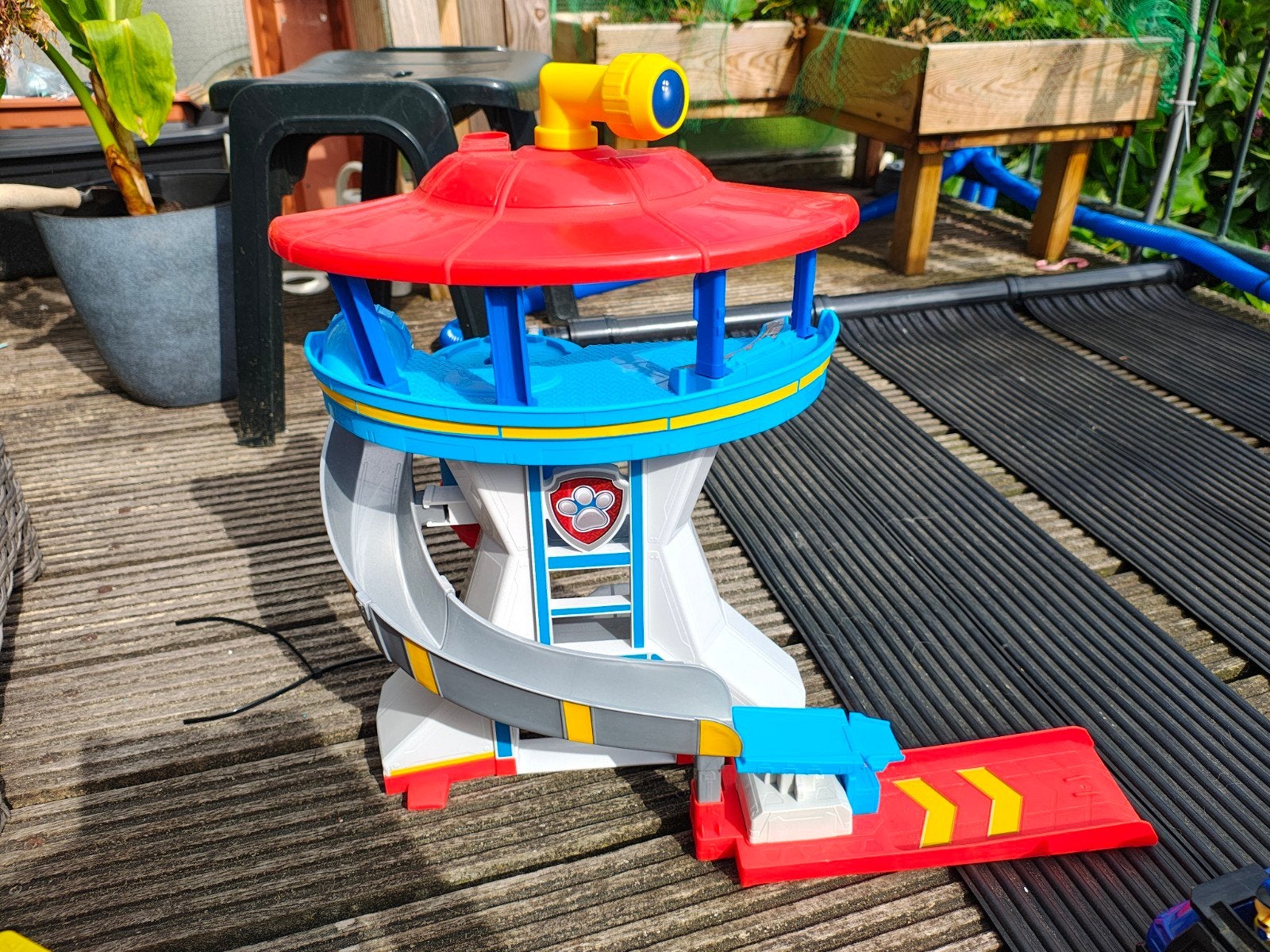 Grote Paw Patrol set: Patroller, Uitkijkpost & voertuigen, Ophalen, Gebruikt
