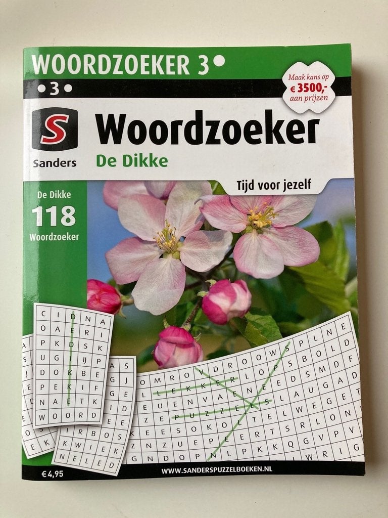 Woordzoeker 3 - De Dikke 118, Ophalen of Verzenden, Minder dan 500 stukjes, Zo goed als nieuw, Puzzelboek