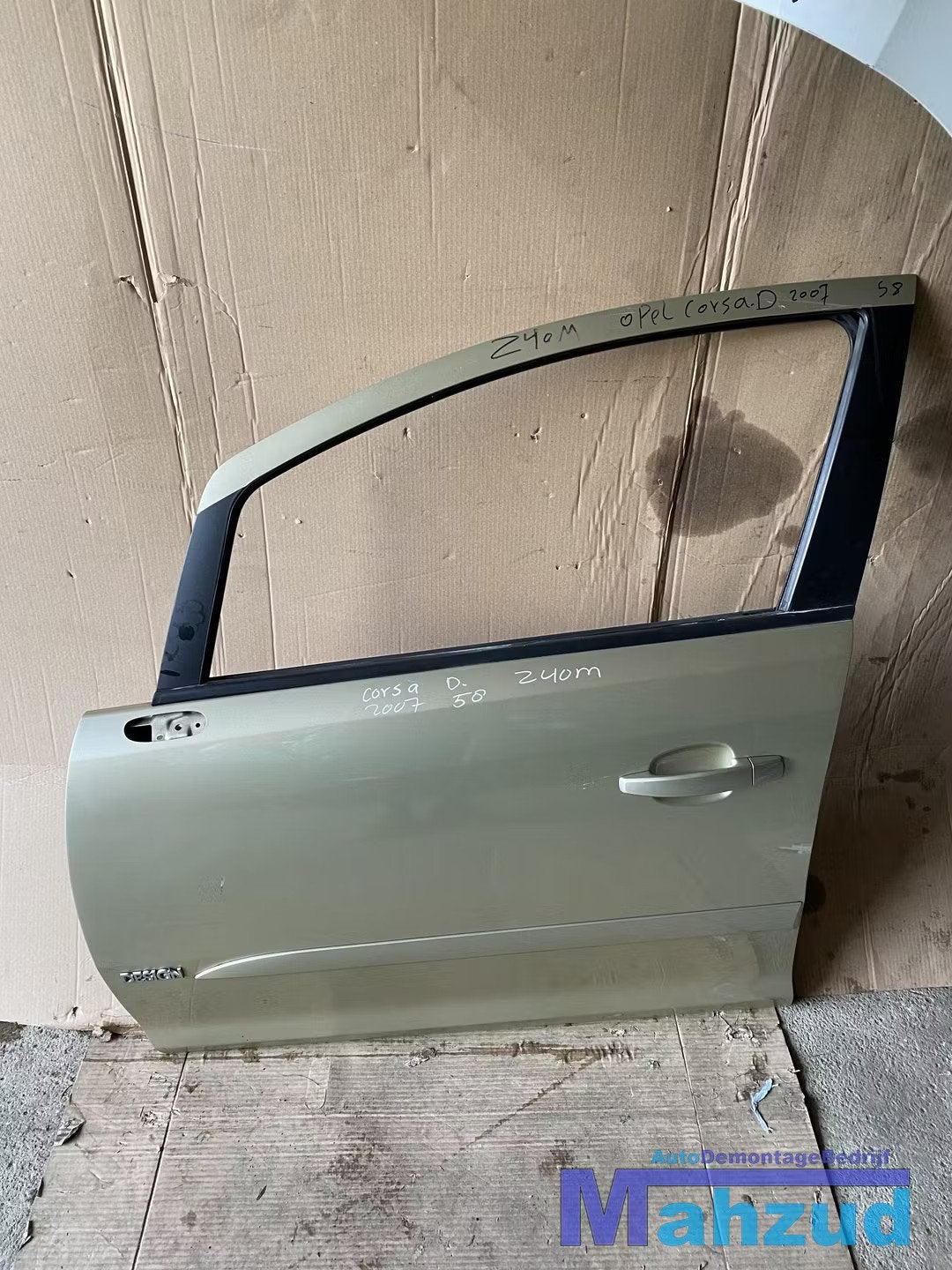 OPEL CORSA D Goud Z40M Linker deur portier 3 deurs, Gebruikt, Deur, Opel Automobile GmbH, Ophalen of Verzenden