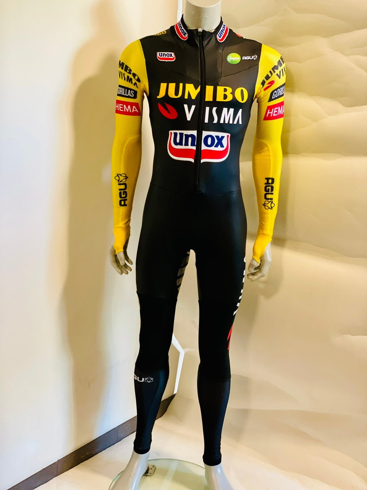 Schaatskleding schaatspak snelpak speedsuit maat M ruvbber, Ophalen of Verzenden, Zo goed als nieuw