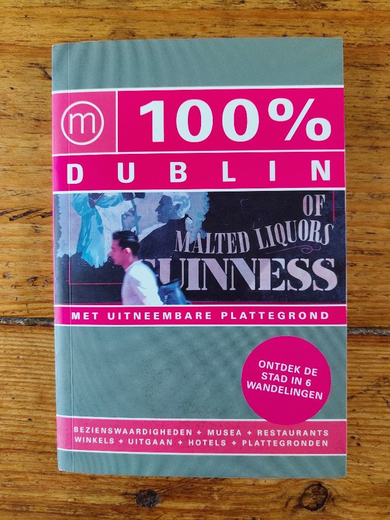 Reisgids 100% Dublin met uitneembare plattegrond, Overige merken, Europa, Nieuw, Ophalen of Verzenden