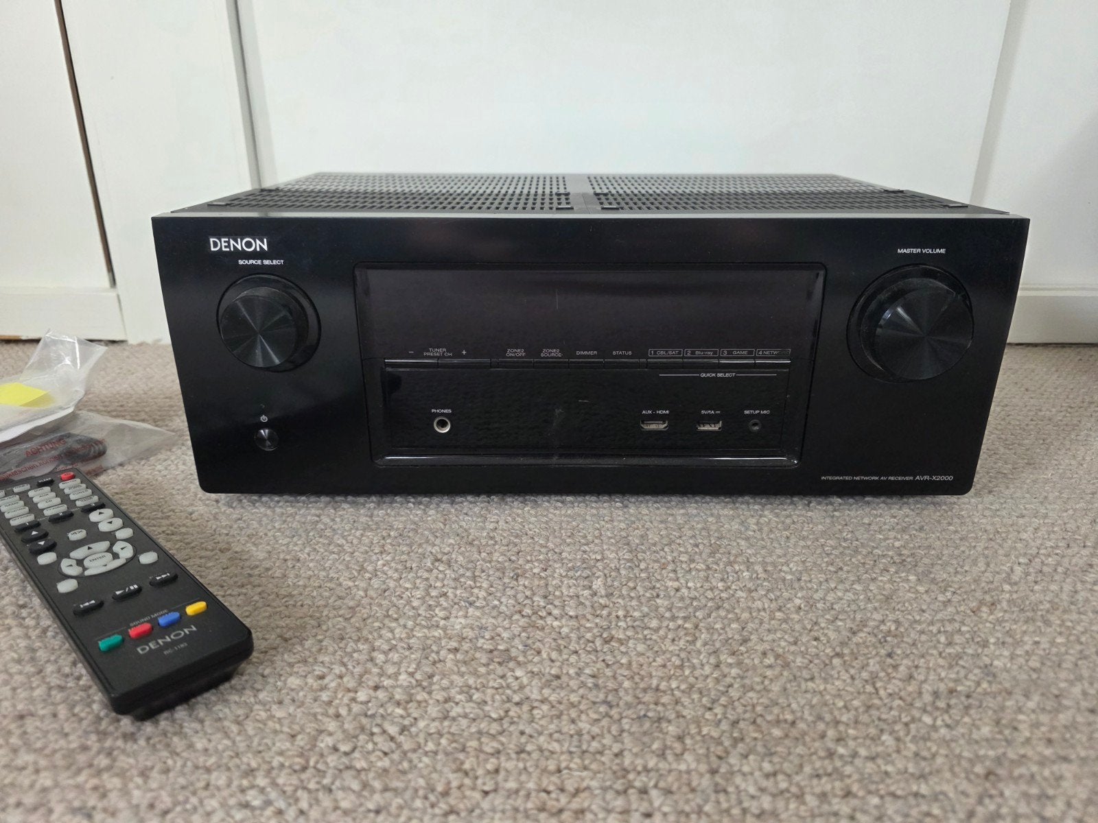 Denon AVR-X2000 AV Receiver - Zo goed als nieuw, Denon, Ophalen of Verzenden, Zo goed als nieuw, 120 watt of meer