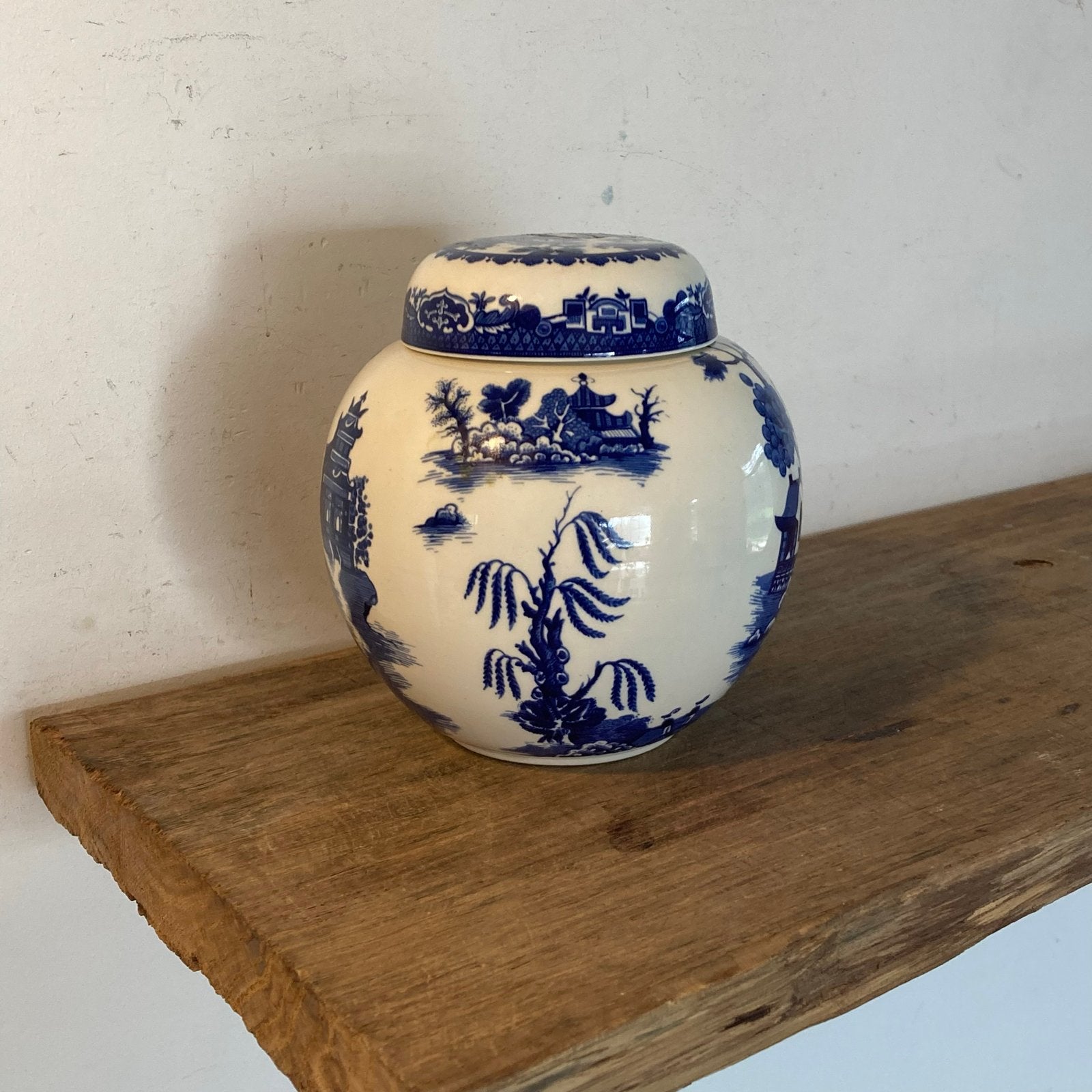 Vintage Gemberpot "Willow" Decor - Burgess & Leigh, Antiek en Kunst, Curiosa en Brocante, Ophalen of Verzenden