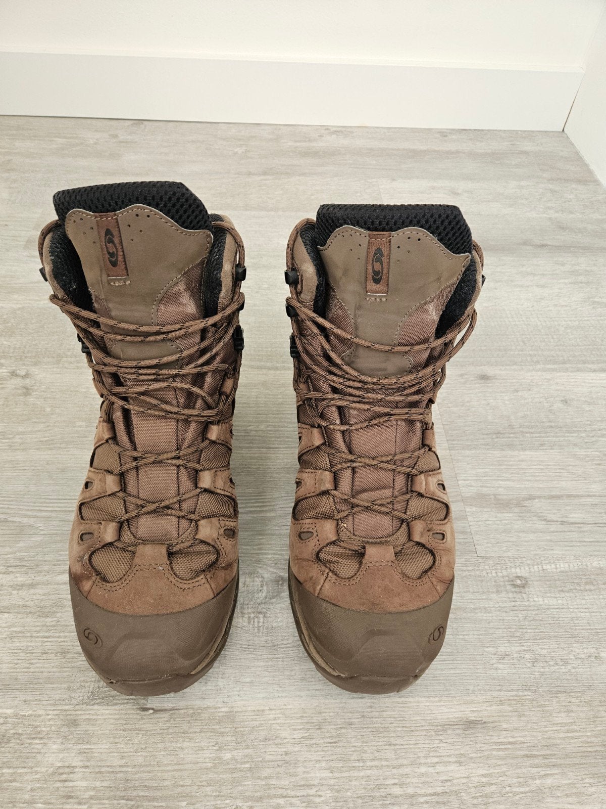 Salomon Quest 4d Forces Boot, bruin, maat 43 1/3, Sport en Fitness, Ophalen of Verzenden, Zo goed als nieuw, Schoenen