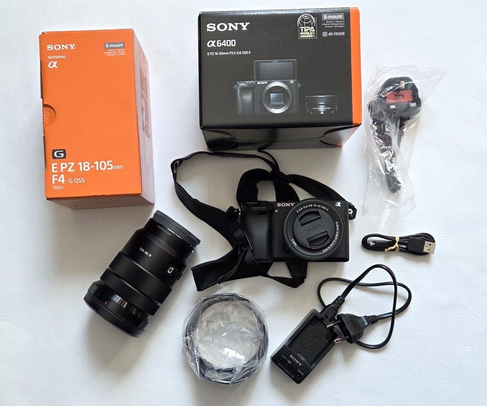 Sony A6400 met Sony SEL 18-105 mm f/4-objectief