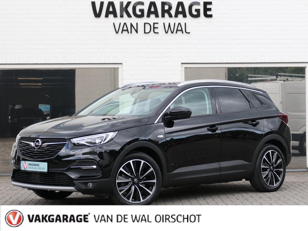 Opel Grandland X 1.6 Turbo Hybrid4 300pk Ultimate | 360°-ca, Auto's, Opel, Automaat, Euro 6, 4 cilinders, Zwart