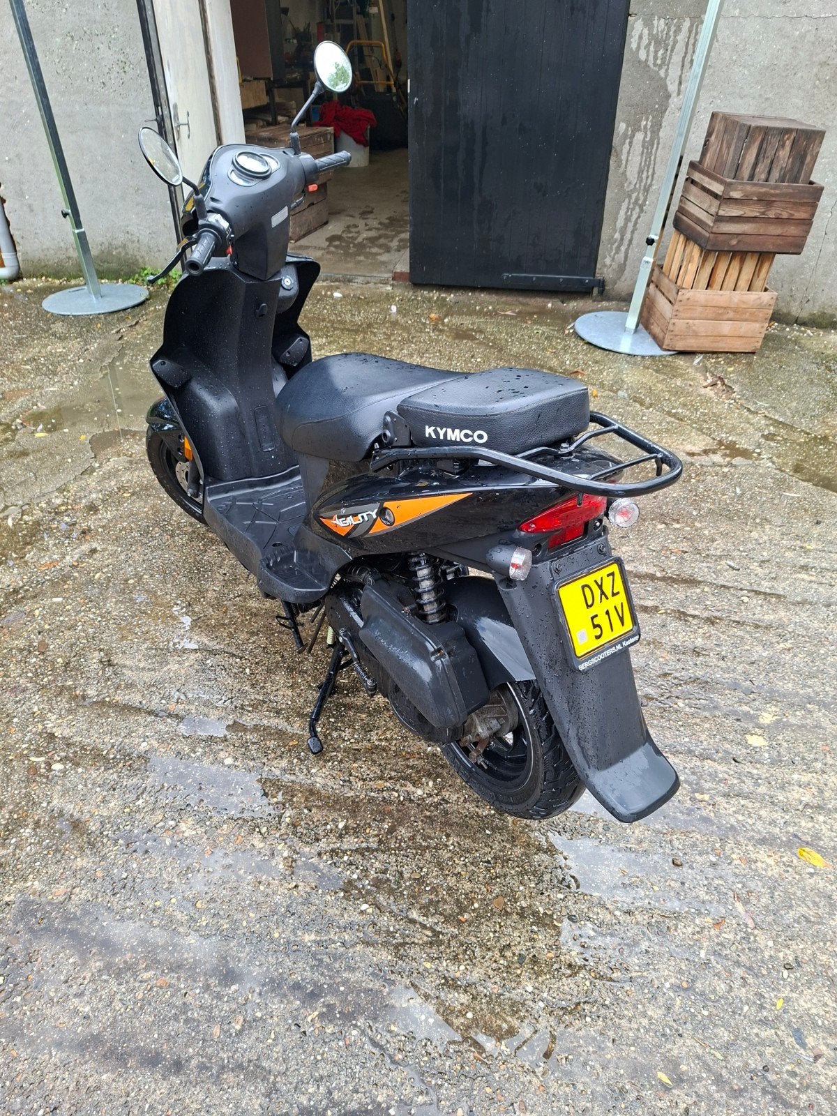 scooter kymco agility 50 | prima scooter, Fietsen en Brommers, Ophalen, Gebruikt, Maximaal 45 km/u, 50 cc