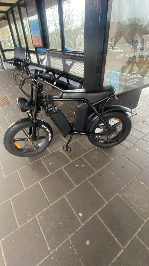 ouxi v8 1.0 dubbele accu fatbike, Gebruikt, 59 cm of meer, 50 km per accu of meer, Ophalen
