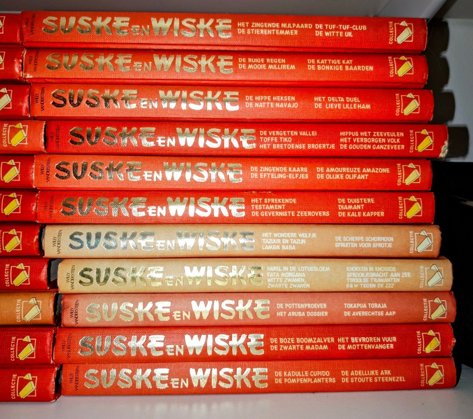 Grote collectie Suske en Wiske stripboeken (50+ albums), Ophalen, Gelezen, Willy Vandersteen, Complete serie of reeks
