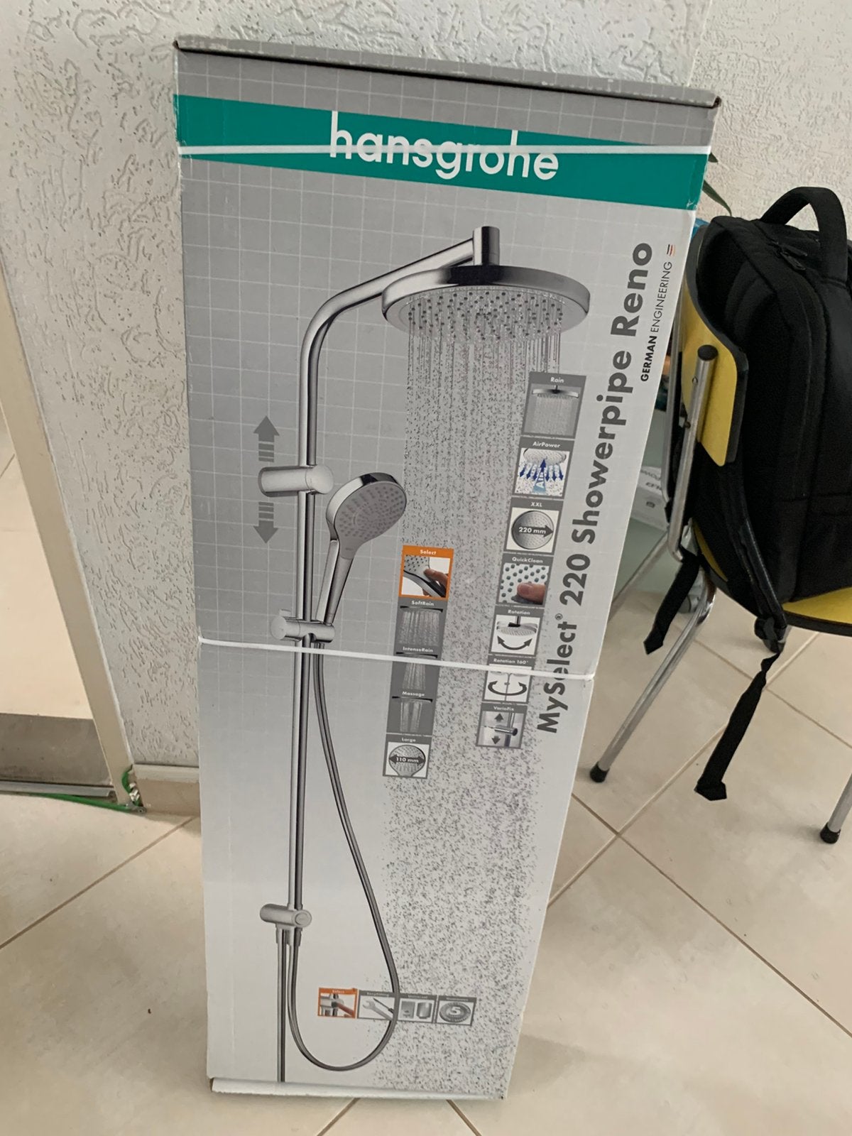 Hansgrohe regendoucheset nieuw met 5 jaar garantie, Ophalen, Nieuw