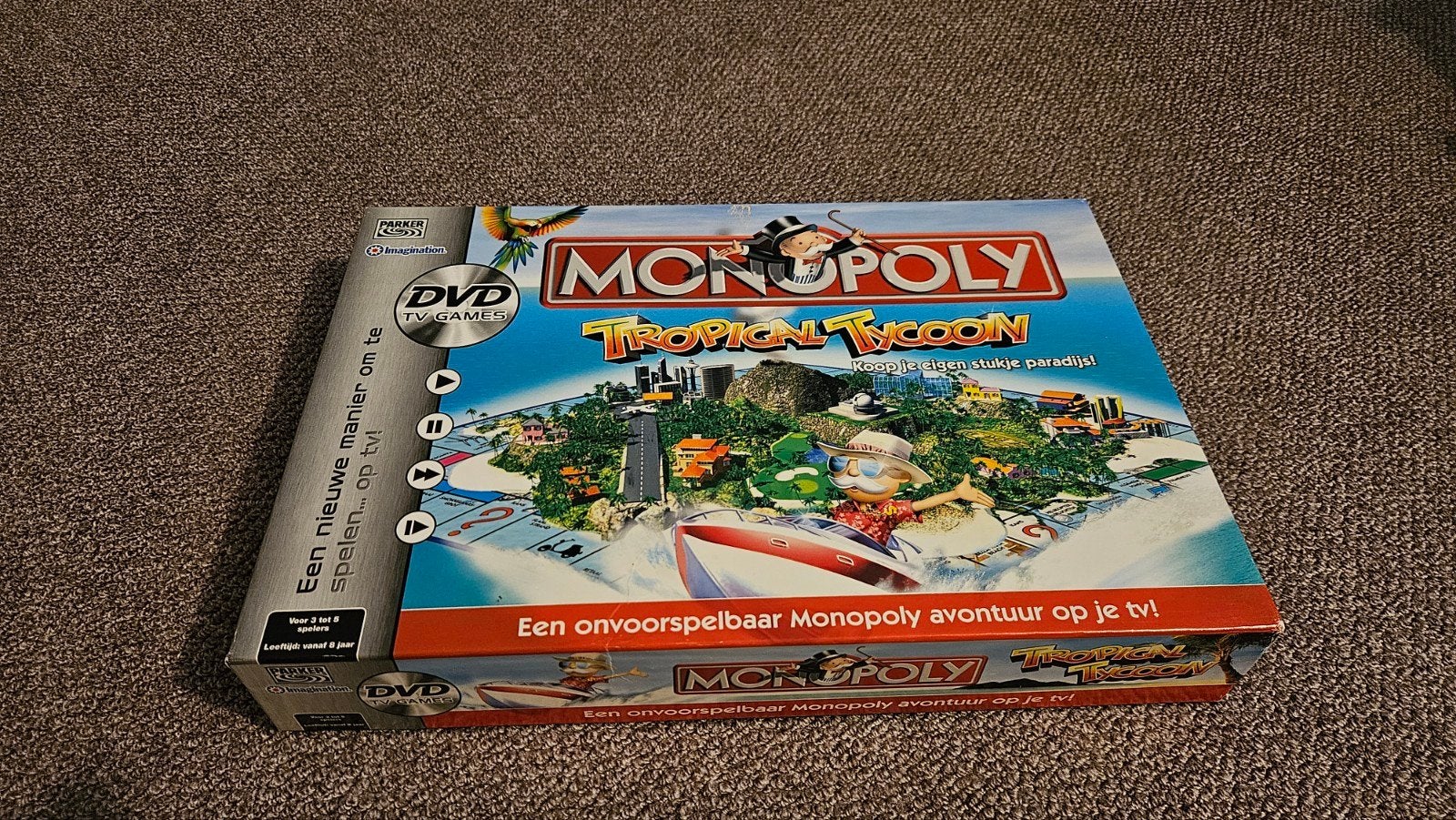Monopoly Tropical Tycoon DVD TV Games, Een of twee spelers, Ophalen of Verzenden, Gebruikt, Parker