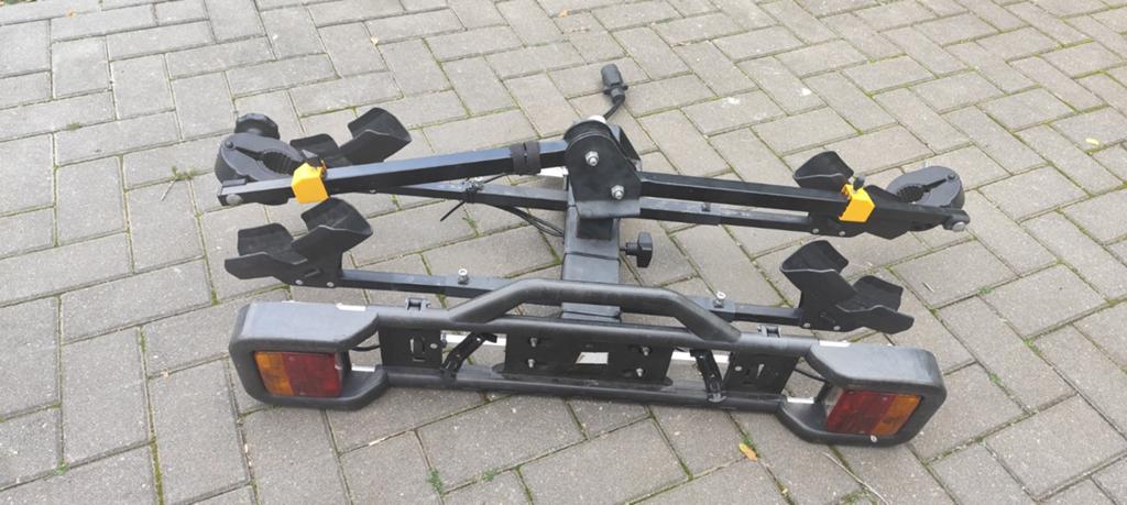 Kantelbare fietsendrager voor 2 fietsen te koop., Ophalen of Verzenden, Trekhaakdrager