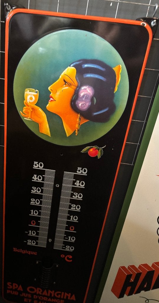 emaille reclamebord spa orangina, Ophalen of Verzenden, Nieuw, Reclamebord