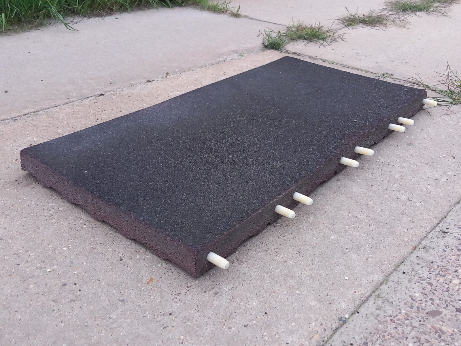 50 Rubber tegels 50x100x5, Tuin en Terras, Tegels en Klinkers, Ophalen, Gebruikt, -, -