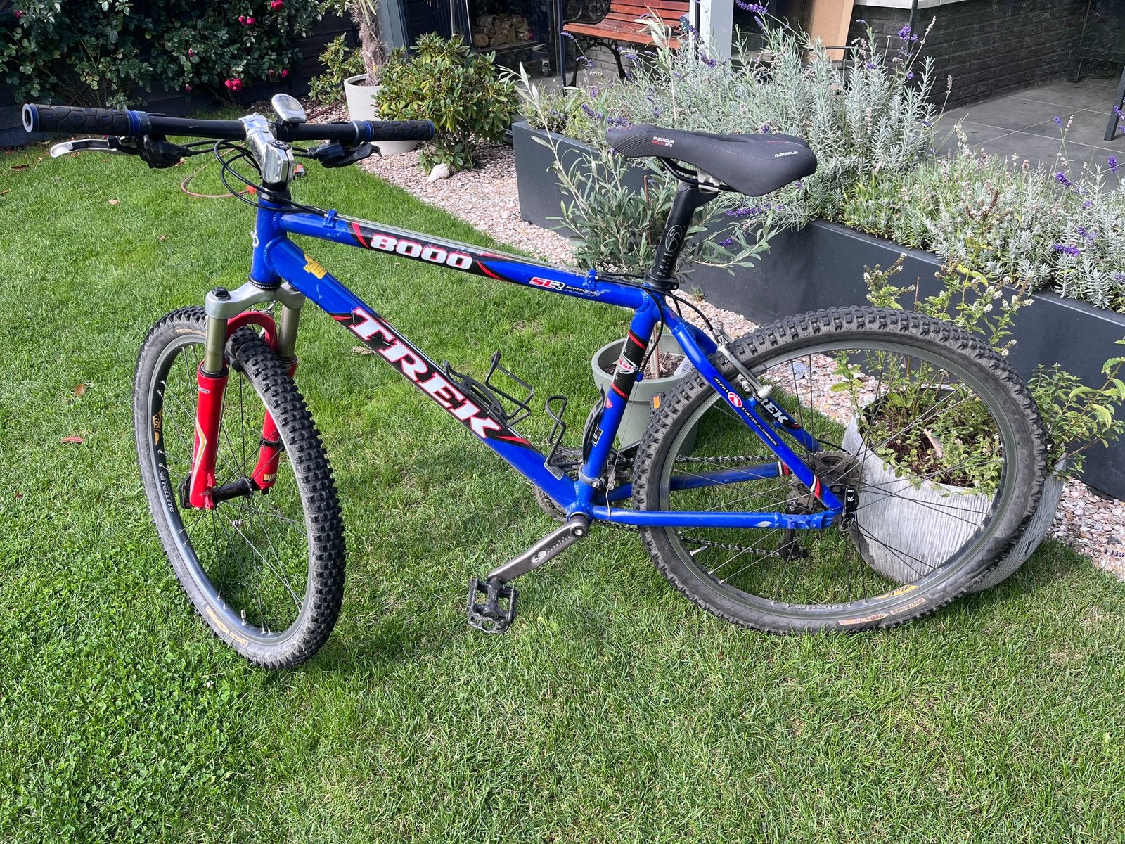 Trek 8000 slr, Fietsen en Brommers, Gebruikt, Velgrem, Trek, Ophalen
