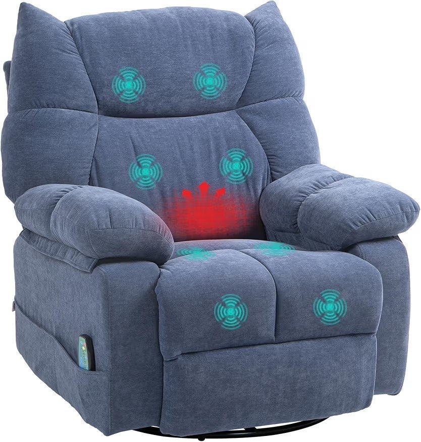 Comfortabele Massagestoel met verwarming en trilfunctie,s, Modern, Comfort, Nieuw, 75 tot 100 cm, Ophalen of Verzenden