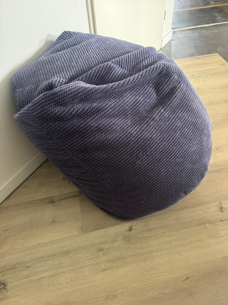 Grote Lounge Pug zitzak, Huis en Inrichting, Ophalen, Zo goed als nieuw, Overige kleuren, Zitzak