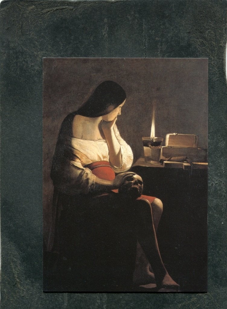 Ansicht Georges de la Tour - La Madeleine a la Veillieuse, Verzenden, 1980 tot heden, Ongelopen, Overige thema's