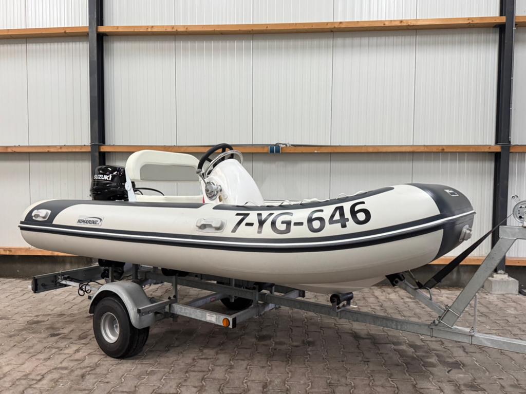 Nimarine MX-360 Rubberboot 20 pk suzuki zo goed als nieuw, Nieuw, Nimarine, Inclusief trailer, Ophalen