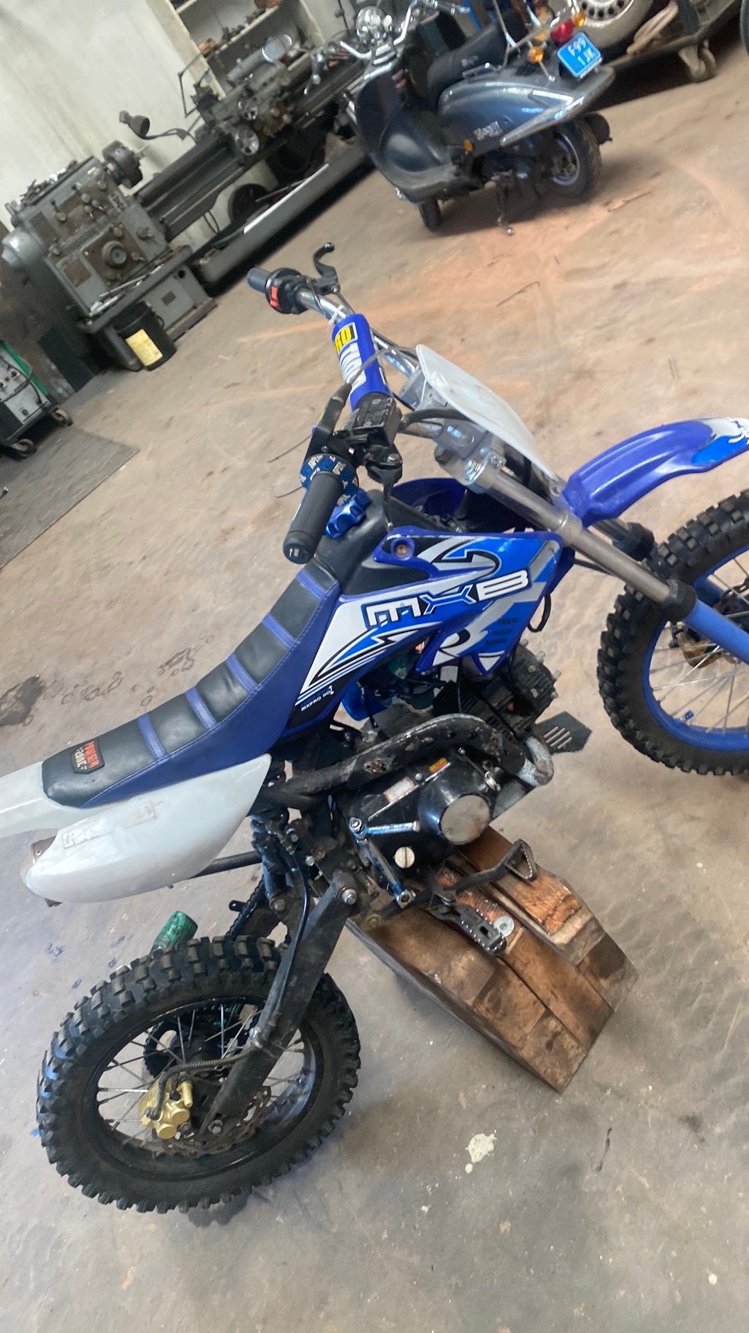 Pitbike 125, Ophalen, 125 cc, Schijfrem, Pitbike