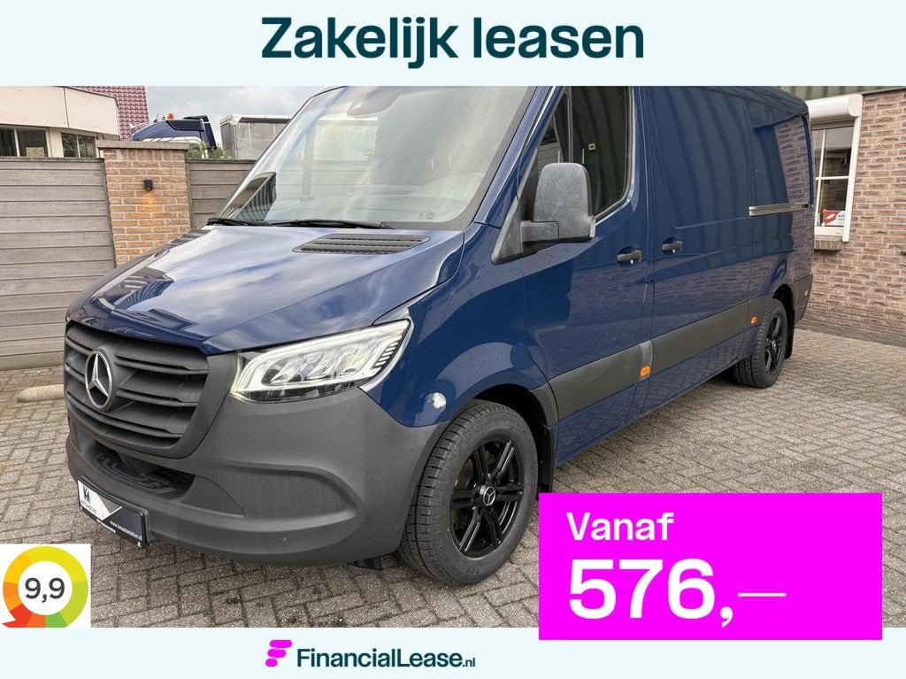 Mercedes Sprinter 319 3.0CDI V6 L2H1|Automaat|LED|Camera|ACC, Automaat, Achterwielaandrijving, Zwart, 190 pk