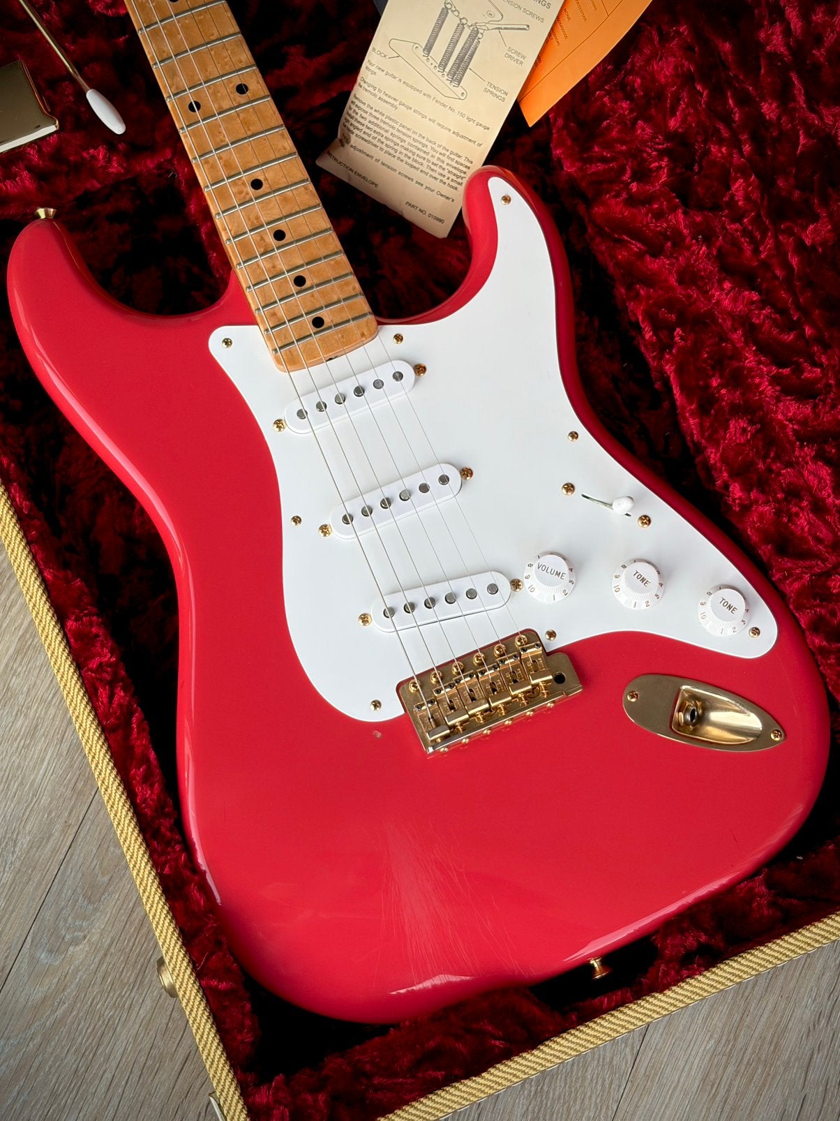 Fender Custom Shop ’56 Stratocaster NOS Fiesta Red – 2017, Muziek en Instrumenten, Ophalen, Zo goed als nieuw, Solid body, Fender