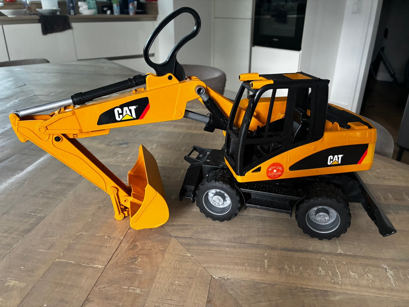 Bruder Cat Graafmachine, Ophalen, Gebruikt