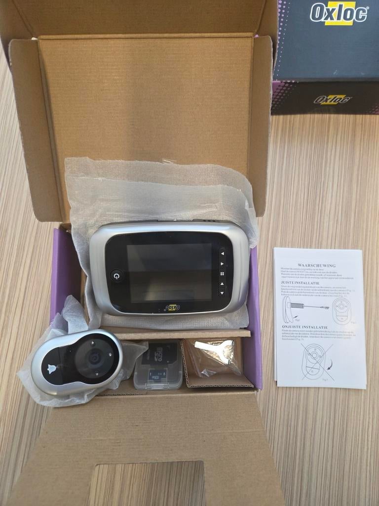Nieuwe OxLoc digitale deurcamera te koop!, Ophalen of Verzenden, Nieuw, 250 meter of meer, Camera
