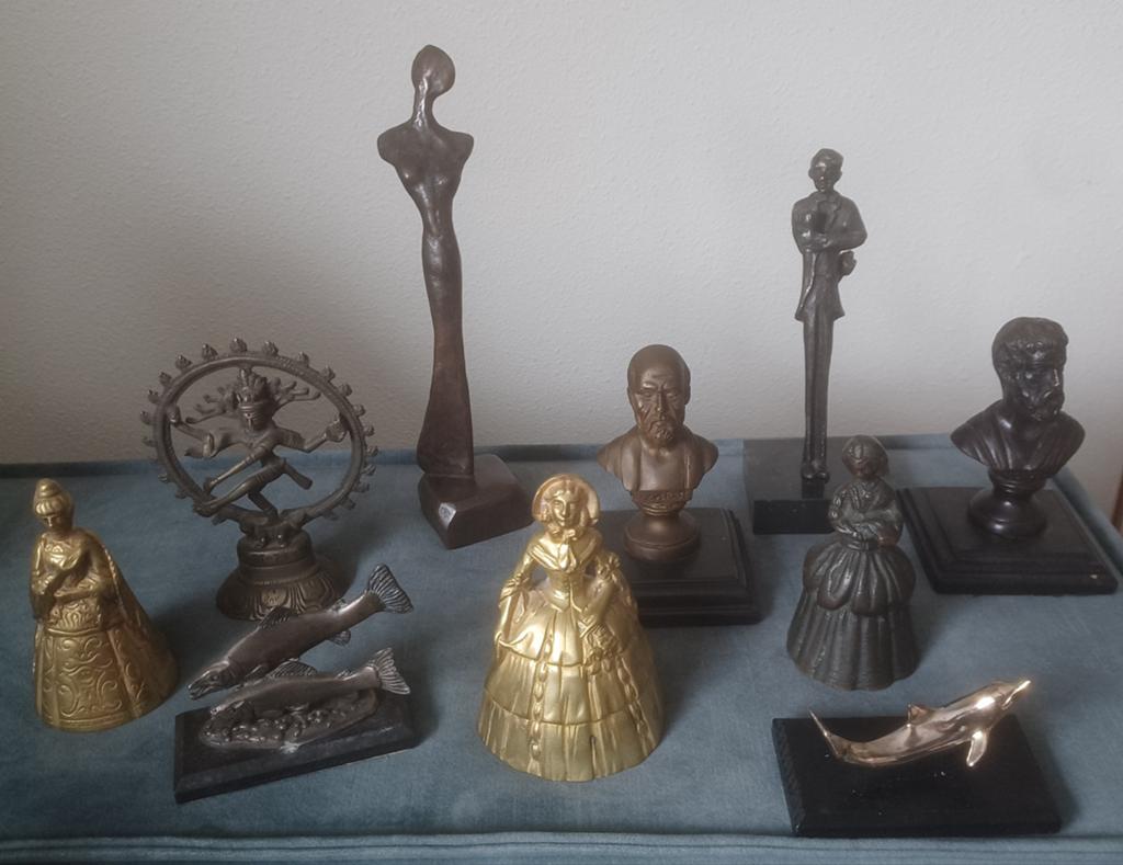 Collectie metaal figuren €5,-- & €10,-- per stuk brons koper, Ophalen of Verzenden