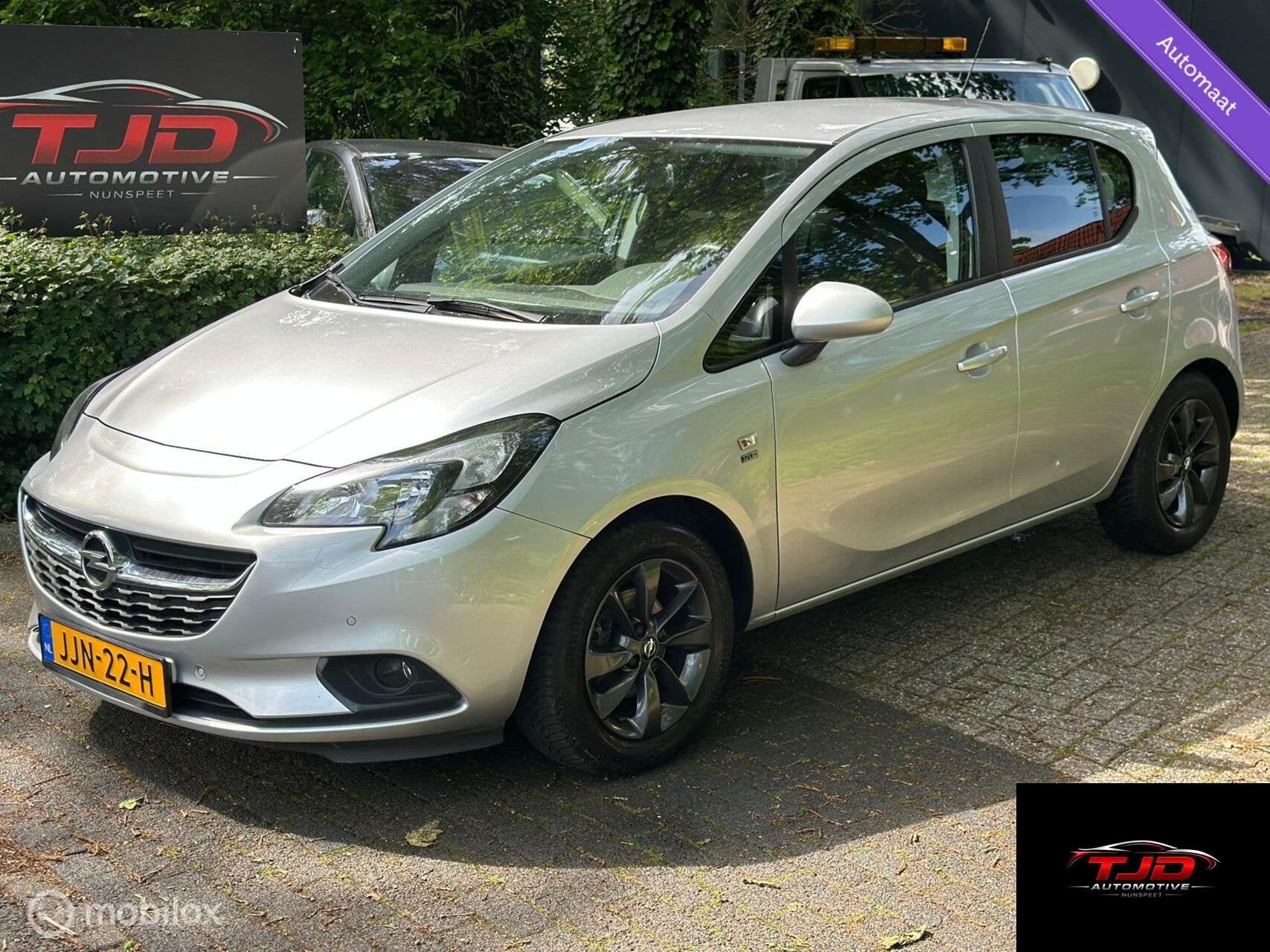 Opel Corsa 1.4 Online Edition AUTOMAAT-AIRCO-CRUISE, Auto's, Stof, Gebruikt, Bedrijf, 550 kg