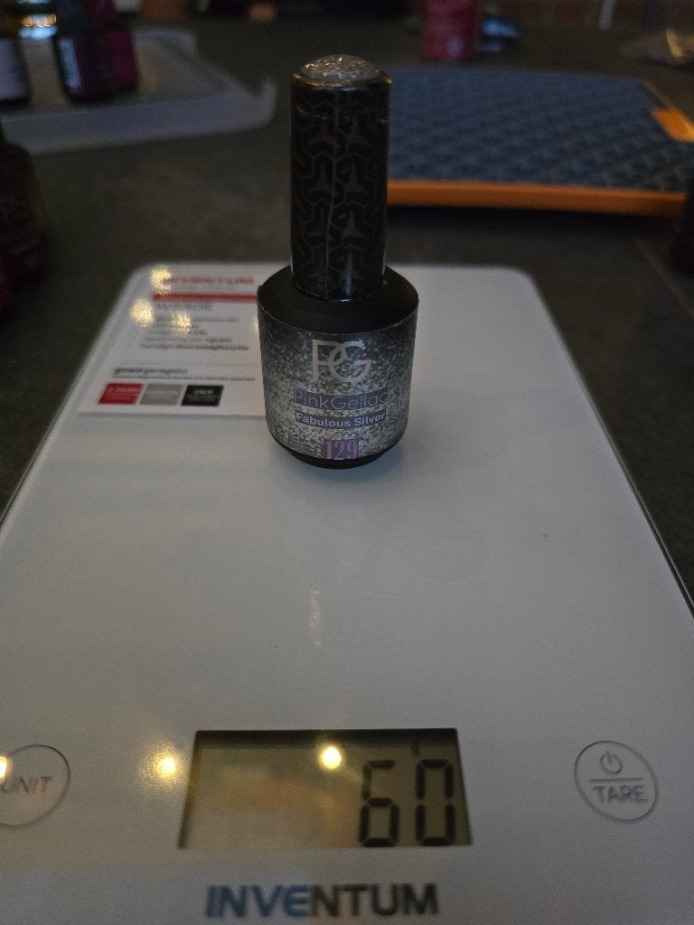 Pink Gellac 129 Fabulous Silver, Ophalen of Verzenden, Gebruikt, Zilver, Handen en Nagels
