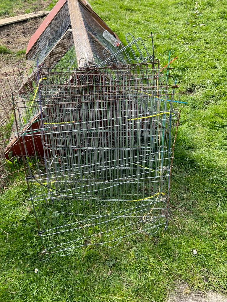 Konijnen of kipperen hekjes, Dieren en Toebehoren, Knaagdieren en Konijnen | Hokken en Kooien, Ophalen of Verzenden, 110 cm of meer