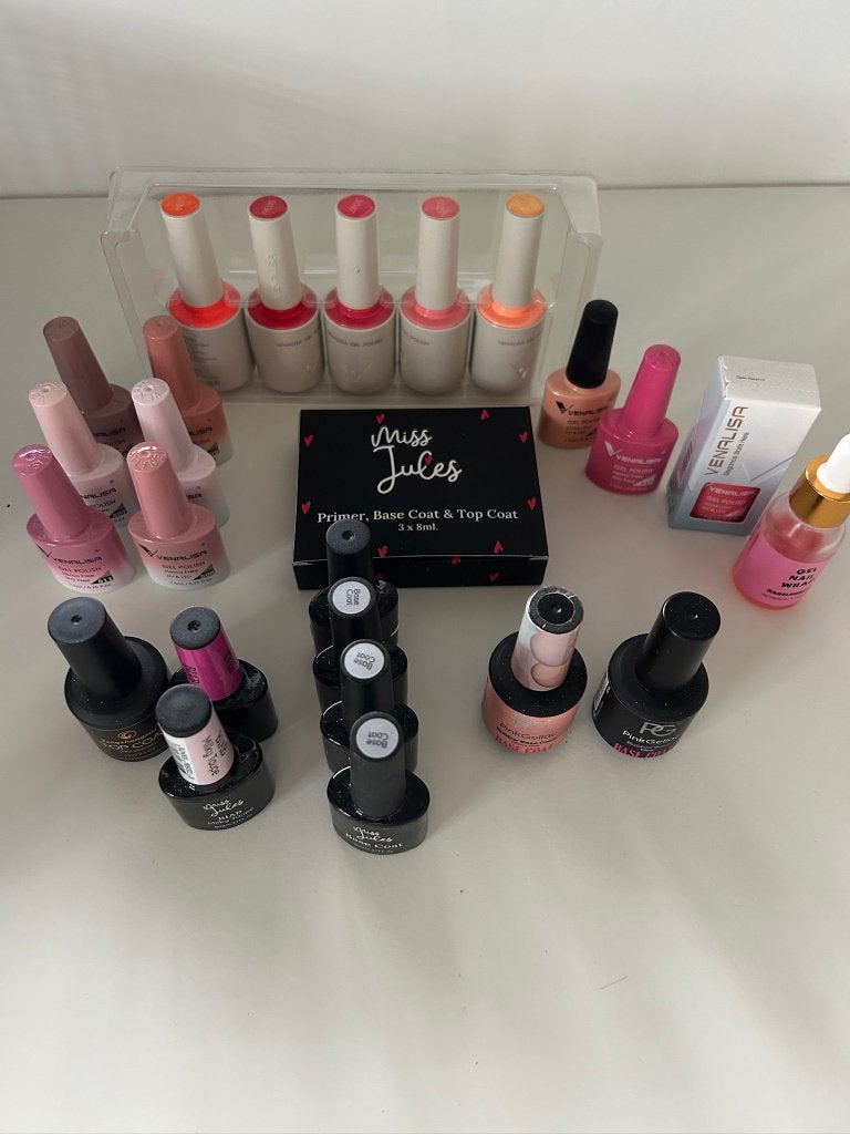 Gelnagelset, Sieraden, Tassen en Uiterlijk, Uiterlijk | Cosmetica en Make-up, Zo goed als nieuw, Toebehoren, Handen en Nagels