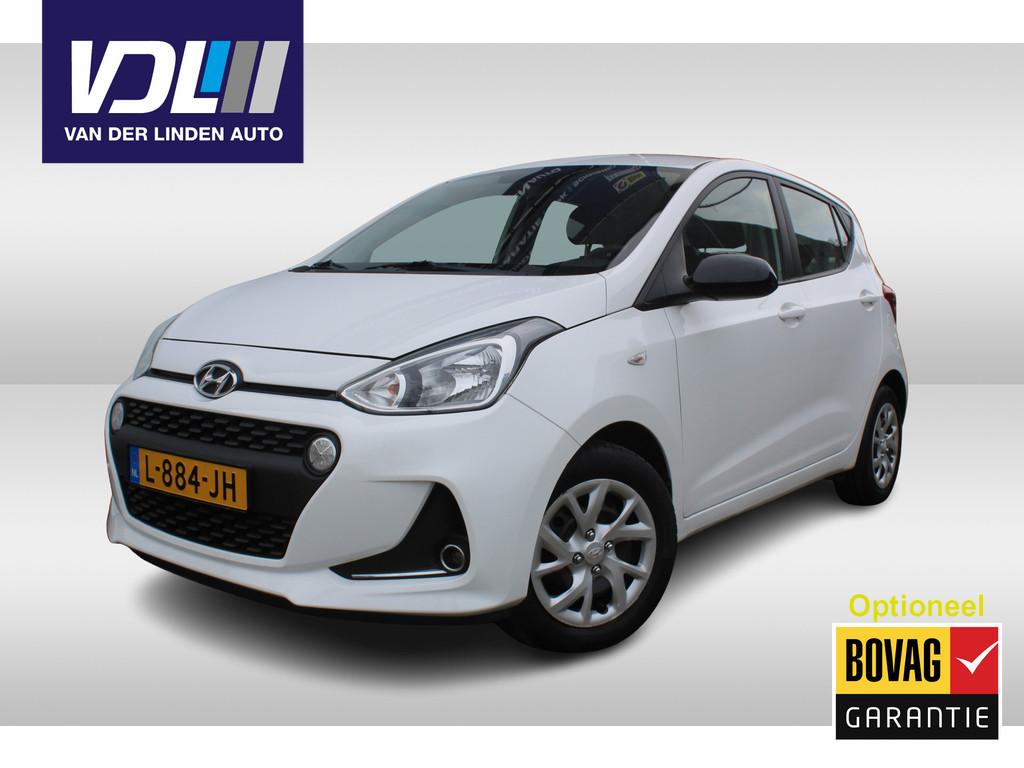 Hyundai i10 1.0i Comfort 5p. Apple/Android Carplay l Cruise, Voorwielaandrijving, Stof, Gebruikt, Wit