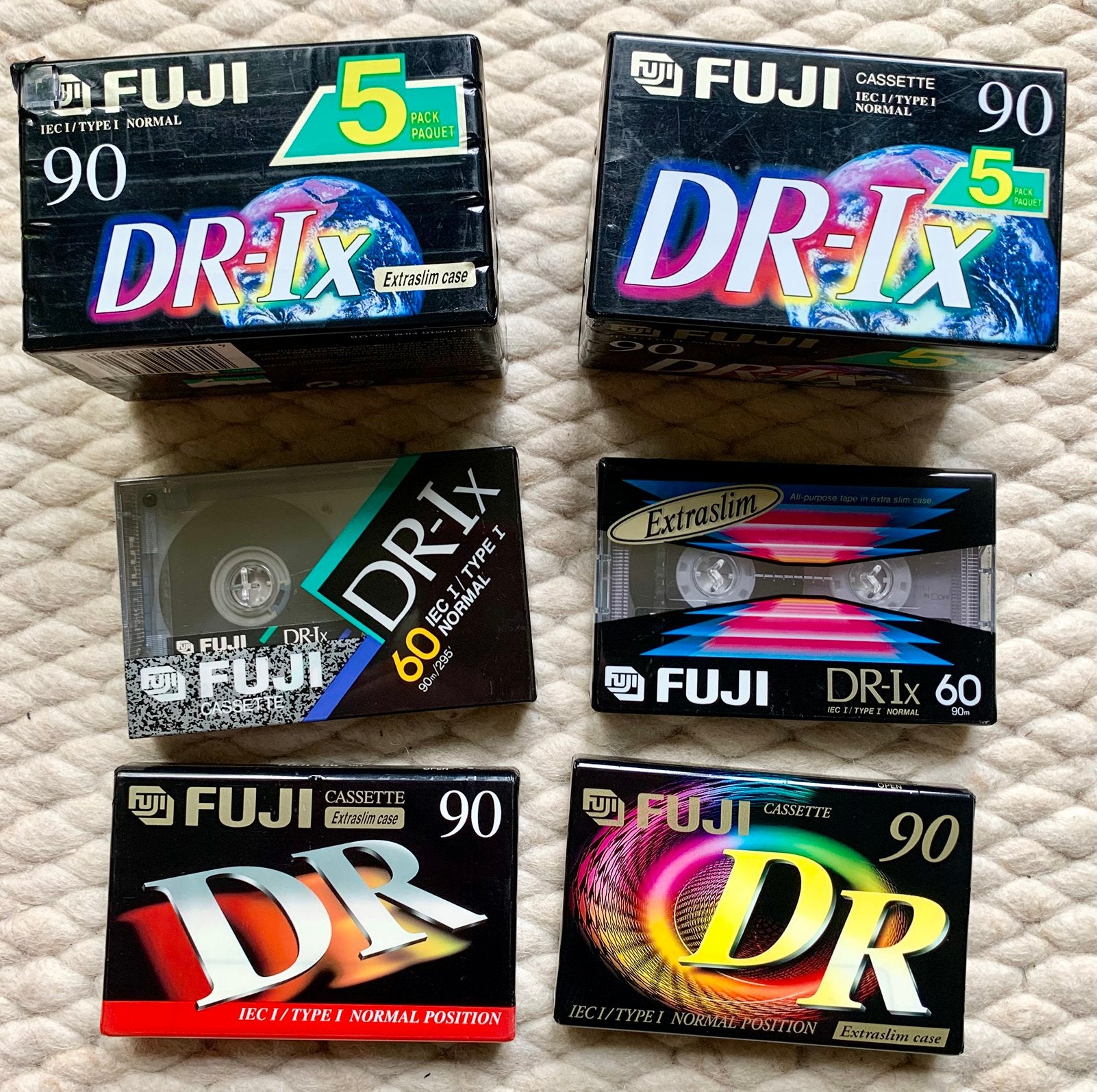 14x NOS FUJI DR90 DR-Ix 90 60 cassettebandjes DR DRIx NIEUW, 2 t/m 25 bandjes, FUJI Photo Film Co., LTD., Ophalen of Verzenden