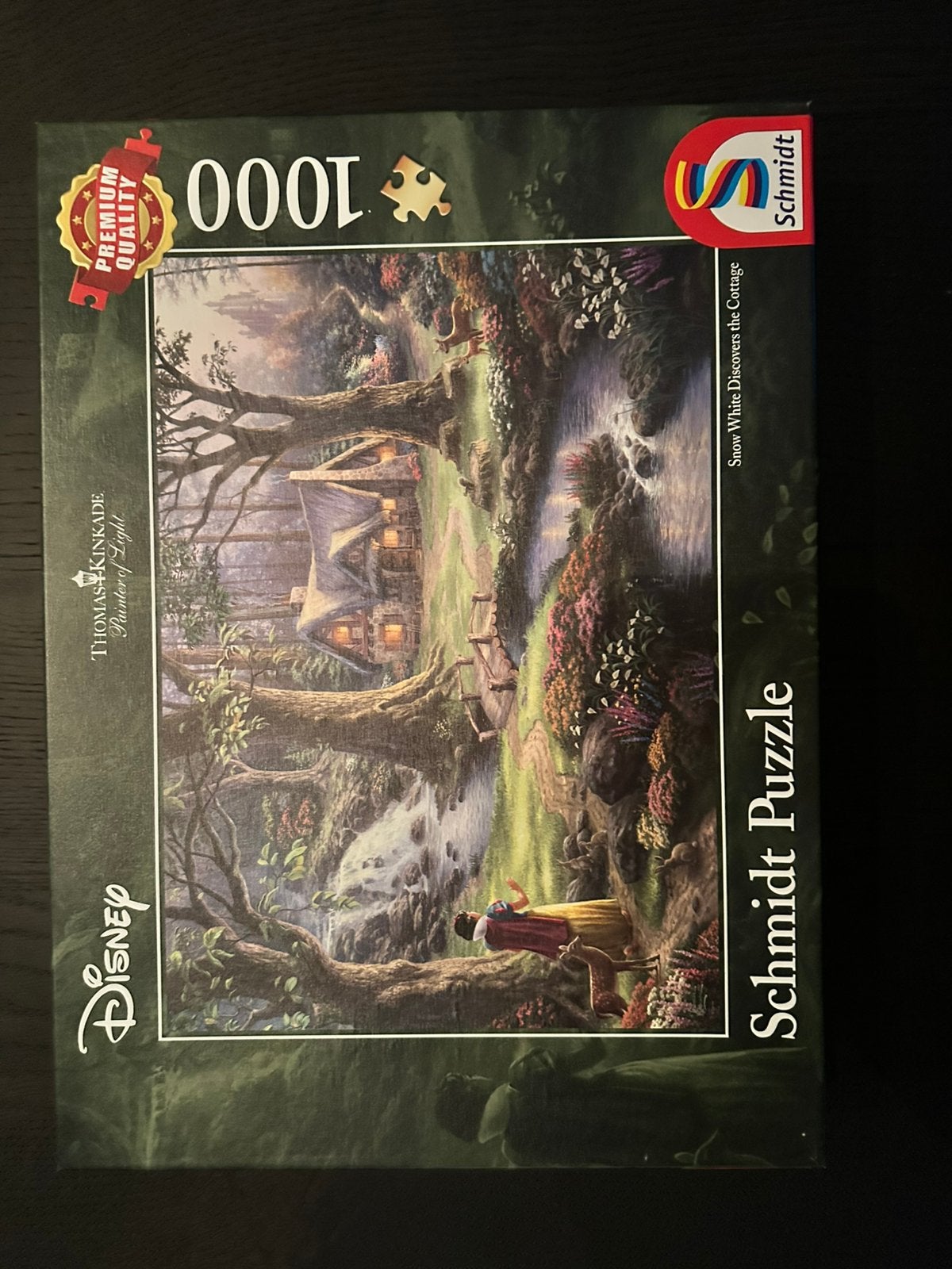 Disney Thomas Kinkade Schmidt Puzzels - 3x 1000 stukjes, Ophalen of Verzenden, 500 t/m 1500 stukjes, Zo goed als nieuw, Legpuzzel